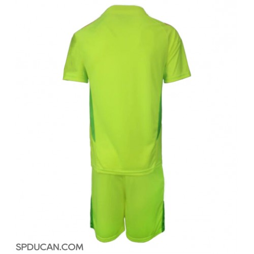 Dječji Nogometni Dres Meksiko Golmanski Gostujuci Copa America 2024 Kratak Rukav (+ Kratke hlače)